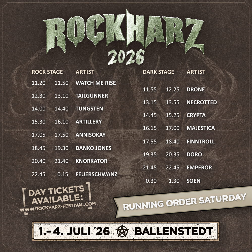 rockharz festival running order 2026  2